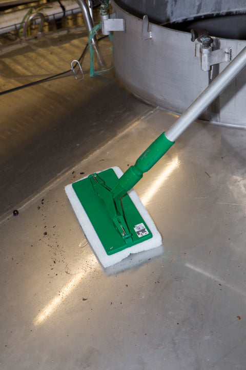 Vikan Scrubbing Pad White X10 Cleaning & Grease Removal Smooth Surface 5525