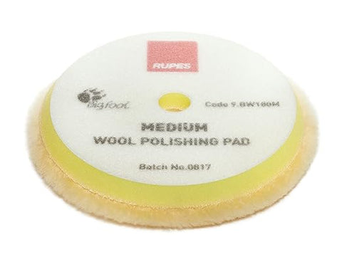 Rupes Wool Polishing Pad D-A Medium Yellow 150/170mm