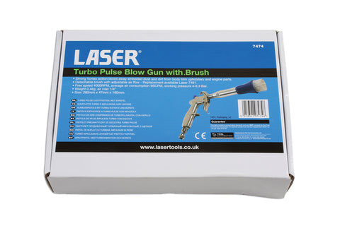 Laser Turbo Pulse Blow Gun With Brush 7474