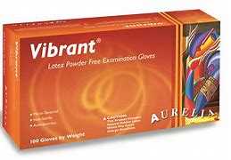 Aurelia Vibrant Latex Powder Free Gloves