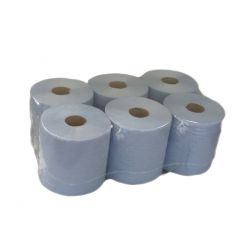 Embossed Centrefeed 2ply Blue 150m 6 Pack