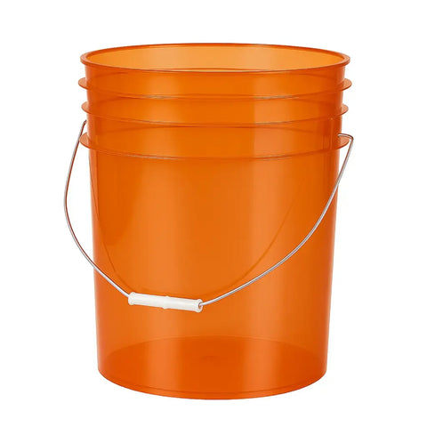 Grit Guard Wash Bucket - Clear Orange