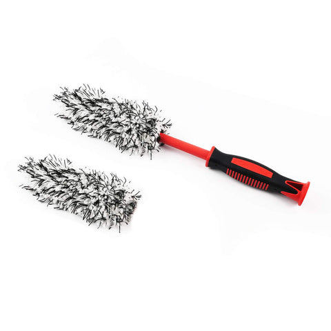 Maxshine Premium Flat Microfibre Wheel Brush With Replaceable Cover – Small