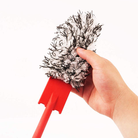 Maxshine Premium Flat Microfibre Wheel Brush With Replaceable Cover – Small