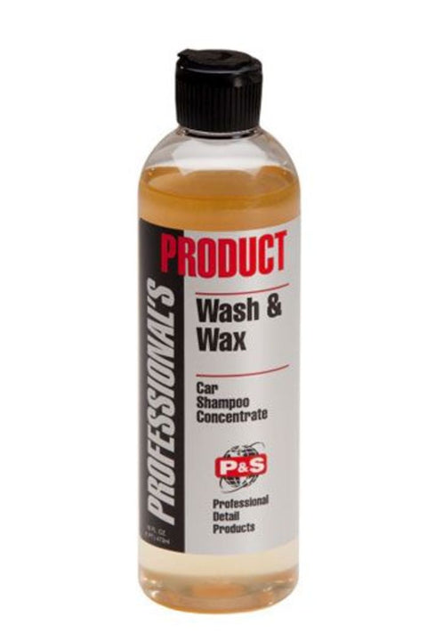 P&S Wash & Wax Shampoo 16oz 473ml