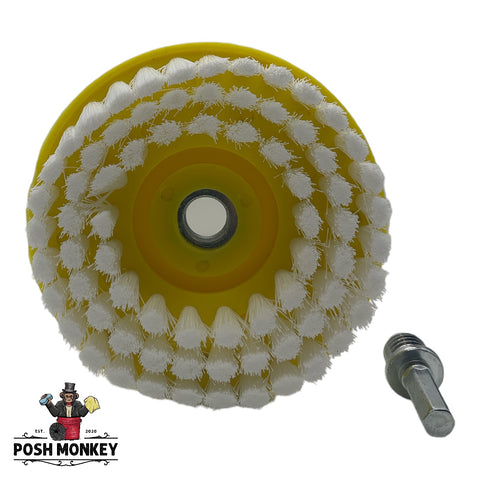 Heavy Duty 4” Yellow/ White Soft Drill Attachment MOGG198