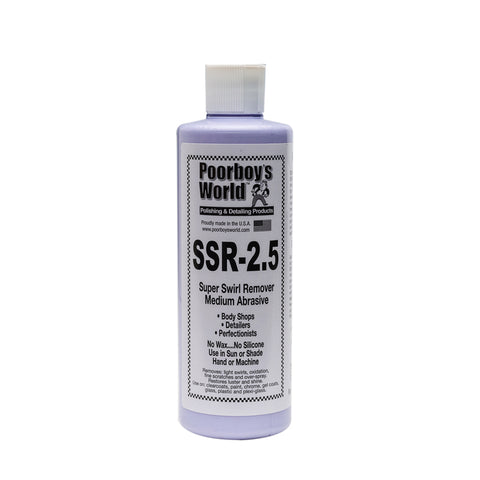 Poorboy's World SSR 2.5 Super Swirl Remover 16oz 473ml