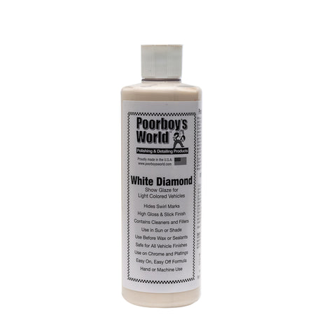 Poorboy's World White Diamond Show Glaze 16oz 473ml