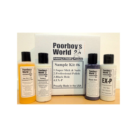 Poorboy's World Clean & Shine Sample Kit #6