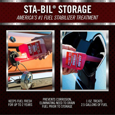 STA-BIL Storage Fuel Stabiliser 16oz 473ml