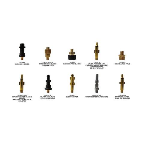 Snow Foam Lance Adaptors - Bosch (New), Makita, Black & Decker