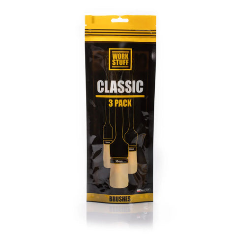Work Stuff Detailing Classic Brush Set 3 Pack 16mm 24mm 30mm WS100
