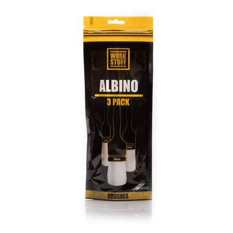 Work Stuff Detailing Albino Brush Set 3 Pack 16mm 24mm 30mm WS102