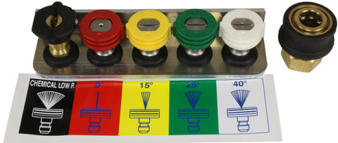 Presure Washer Quick Release Nozzle Set 045