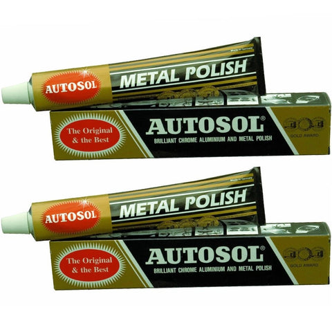 Autosol Paste 75ml Tube 2 Pack