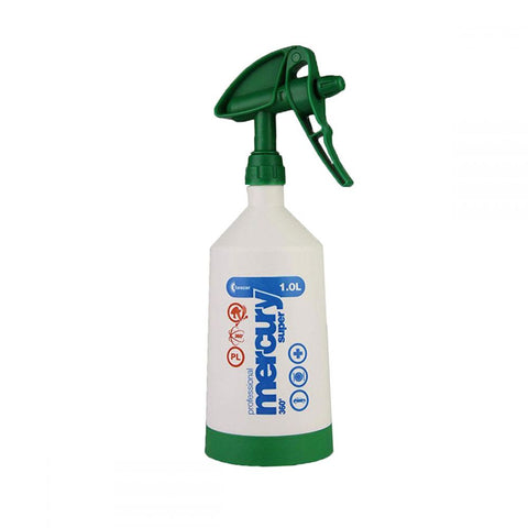 Kwazar Mercury Double Action Sprayer 1 Ltr - Green & White