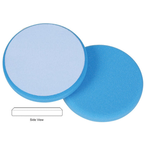 Lake Country Hydro-Tech Flat Foam Pad 5" - Cyan (Heavy Polishing)