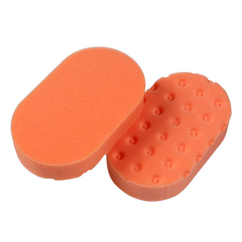 Lake Country CCS Foam - Hand Polishing Applicator - Orange Cutting