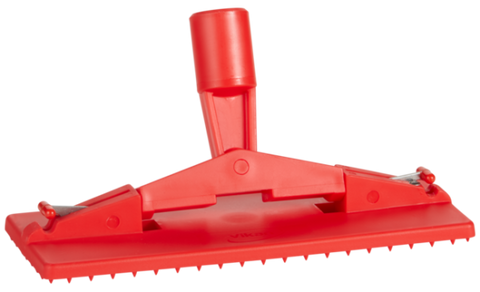 Vikan 55004 Floor Model Scrub Pad Holder Floors Walls Work Surfaces 235 mm, Red